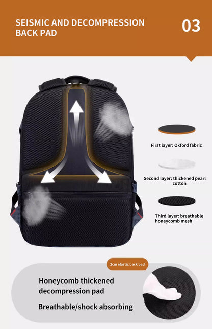 Large Waterproof Airplane Travel Backpack Men Laptop Computer Backpack 17 Inch Fashion Japanese School Bags for Children Mochila