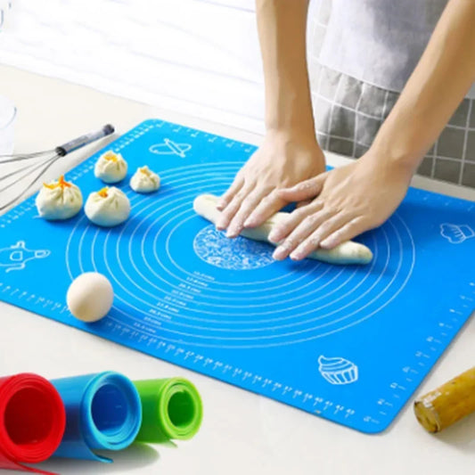 Silicone Baking Mats Sheet Pizza Dough Non-Stick Maker Holder Pastry Kitchen Accessories Cooking Tools Utensils Bakeware