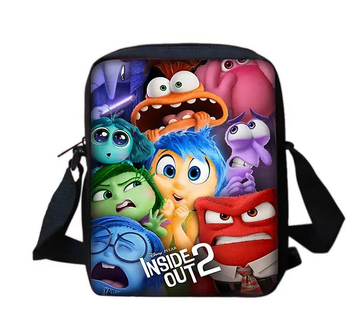 Cute Cartoon Inside Out 2 Child School Backpack With Shoulder Bag Pencil Bags School Bags for Boys Girls Best Gift