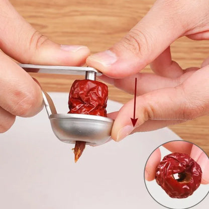 Cherry Core Remover Stainless Steel Multifunctional Jujube Pitting Device Enucleator Household Kitchen Gadget Tools Cool Gadgets