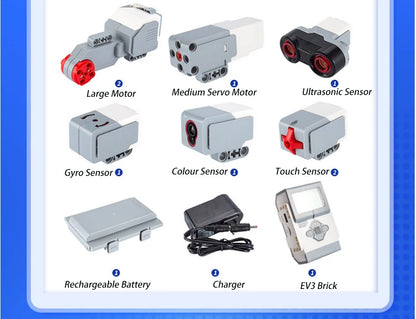 EV3 mindstorm Robot eduacation Robotics Compatible legos 45544 Core Set 45560  Building Blocks