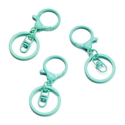 5pcs/lot Key Ring 30mm Keychain Long 70mm Lobster Clasp Key Hook Keyrings For Jewelry Making Finding DIY Key Chains Accessories