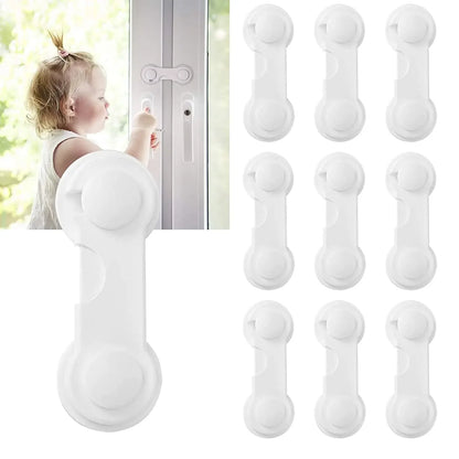 10/6/3pcs Children Security Protector Baby Care Multi-function Child Baby Safety Lock Cupboard Cabinet Door Drawer Safety Locks