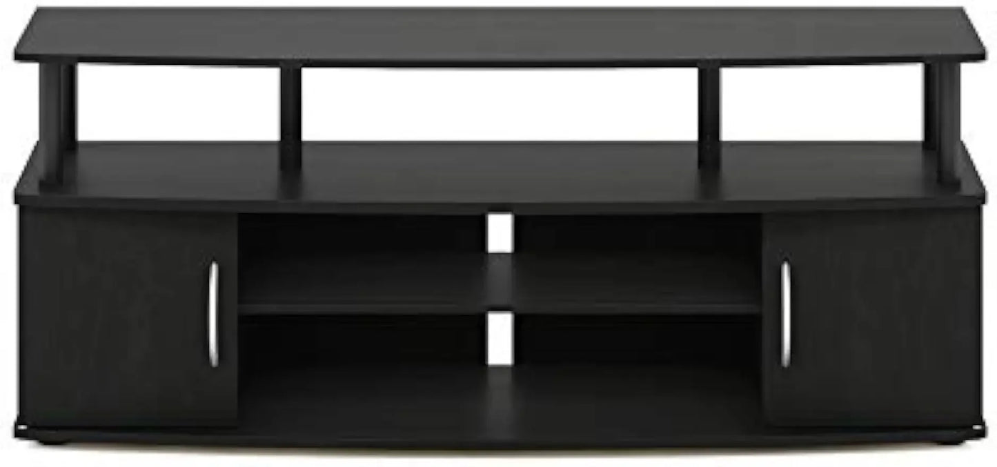 Large Entertainment Stand for TV Up to 55 Inch, Blackwood