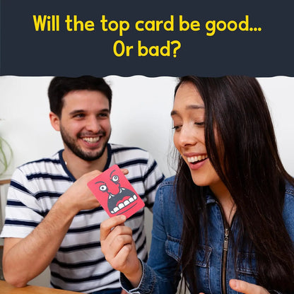 Good Face Bad Face Card Game Hilarious Party Travel Game for Family