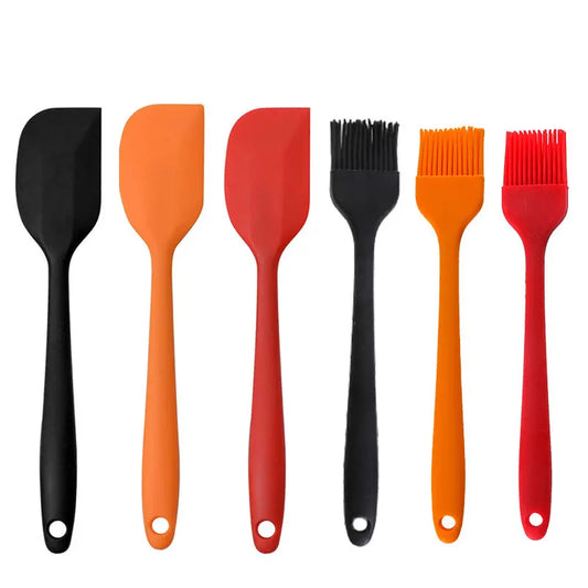 Silicone Basting Pastry Brushes Spatula Non-Stick BBQ Grill Baking Brush Spread Oil Butter Sauce Marinades Kitchen Cooking Tools