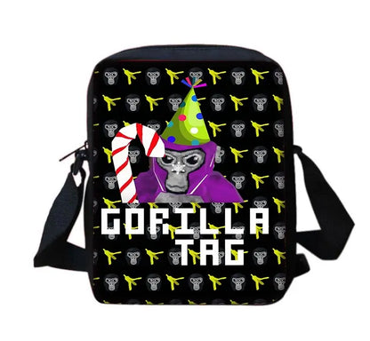 Novelty Cool Gorilla tag Child School Backpack With Shoulder Bag Pencil Bags School Bags for Boys Girls Best Gift