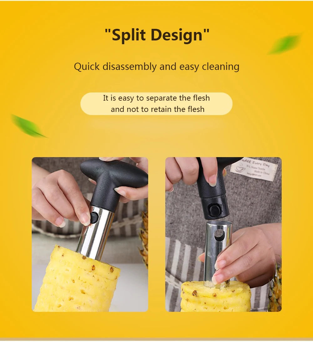 Stainless Steel Easy To Use Pineapple Peeler Accessories Pineapple Slicers Fruit Knife Cutter Corer Slicer Kitchen Tools