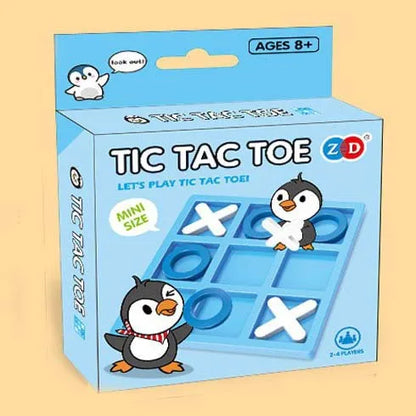 Mini Advanced tic tac toe party board game puzzle Interactive games for family Battle competition Desktop games birthday gift