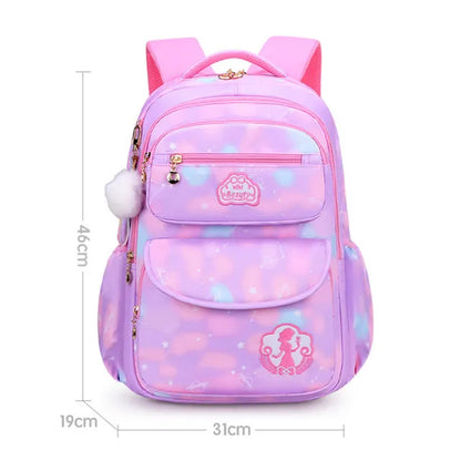 Girl Children Backpack School Bag Back Pack Pink For Kid Child Teenage Schoolbag Primary Kawaii Cute Waterproof Little Class Kit