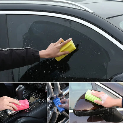 Quality Home Car Cleaning Sponge Glass Cleaner Sponge To Clean Dust Powder Car Duster Sponge Cleaning Powder Home Gadget for Car