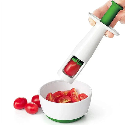 1 PC Tomato Slicer Cutter Grape Tools  Cherry Fruit Salad Splitter Kitchen Gadgets and Accessories Vegetable Cutter Home Gadgets