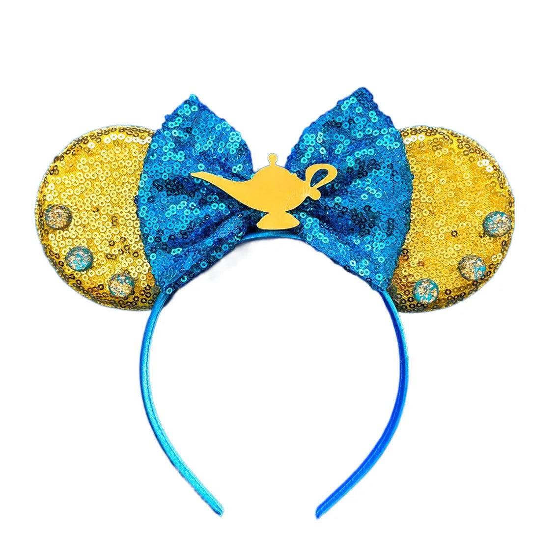 2023 Newest Mickey Mouse Ears Headband Kid Adult Festival Party Sequins Bow Hairband Women Baby Girl Party Hair Accessories Gift