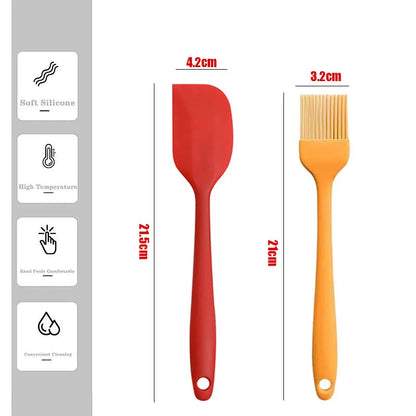 Silicone Basting Pastry Brushes Spatula Non-Stick BBQ Grill Baking Brush Spread Oil Butter Sauce Marinades Kitchen Cooking Tools