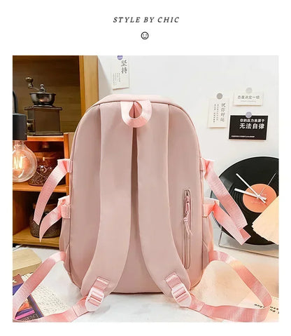 Japanese Kawaii Itabag Women New 2024 Transparent Backpack Women Large Capacity Ita Backpack School Bags for College Student JK