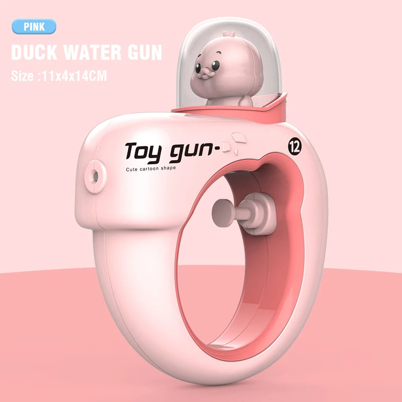 Cartoon Water Gun Kids Toy Press Squirt Gun Water Soakers Summer Outdoor Games Blaster Beach Bath Toys Children Gift