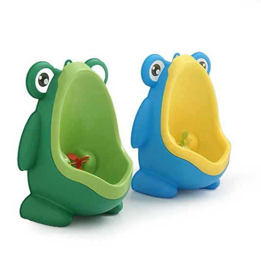 Little frog baby urinal cute boys wall-mounted urinal frog shape boys vertical urinal potty training urinal