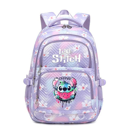 Disney Lilo Stitch Waterproof Women Backpack Female Travel Bag Backpacks Schoolbag for Teenage Girls Bookbag Mochila