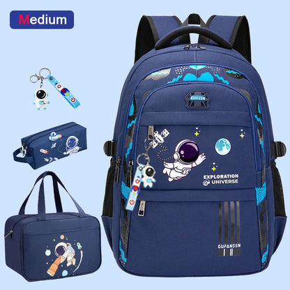 Astronaut Backpack Boy Elementary Student Bag Children New School Bags for Boys Kids Schoolbags Waterproof Book Bag mochilas