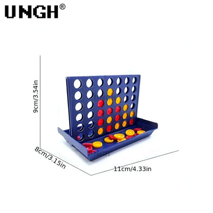 UNGH Four In A Row Bingo Chess Connect Classic Family Board Game Toys Fun Educational Toy for Kids Children Entertainment Game