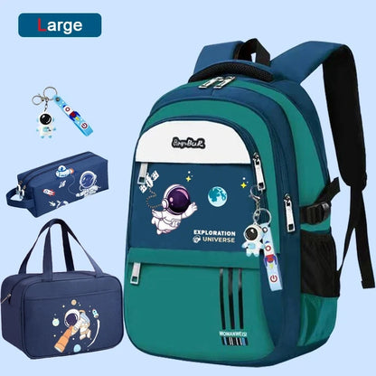 Astronaut Backpack Boy Elementary Student Bag Children New School Bags for Boys Kids Schoolbags Waterproof Book Bag mochilas