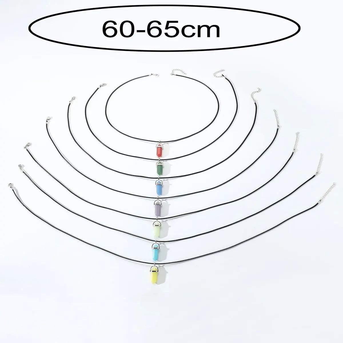 7PCS's Multi -Style Luminous Pendant Necklace, Suitable for Women, Men's Daily Wear, Will Emit Bright Pendant Necklaces