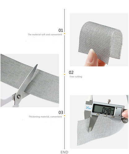 1ps Easy-to-Apply Waterproof Window Screen Repair Tape – Keep Mosquitoes Out with Our Anti-Insect, Self-Adhesive Mesh Patch