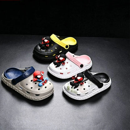 Children's Casual Shoes EVA Sandals Boys Girls' Cartoon Anti Slip Soft Sole Children's Beach White Black Shoes Size 24-44