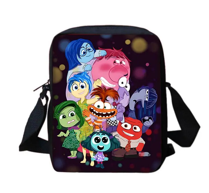 Cute Cartoon Inside Out 2 Child School Backpack With Shoulder Bag Pencil Bags School Bags for Boys Girls Best Gift