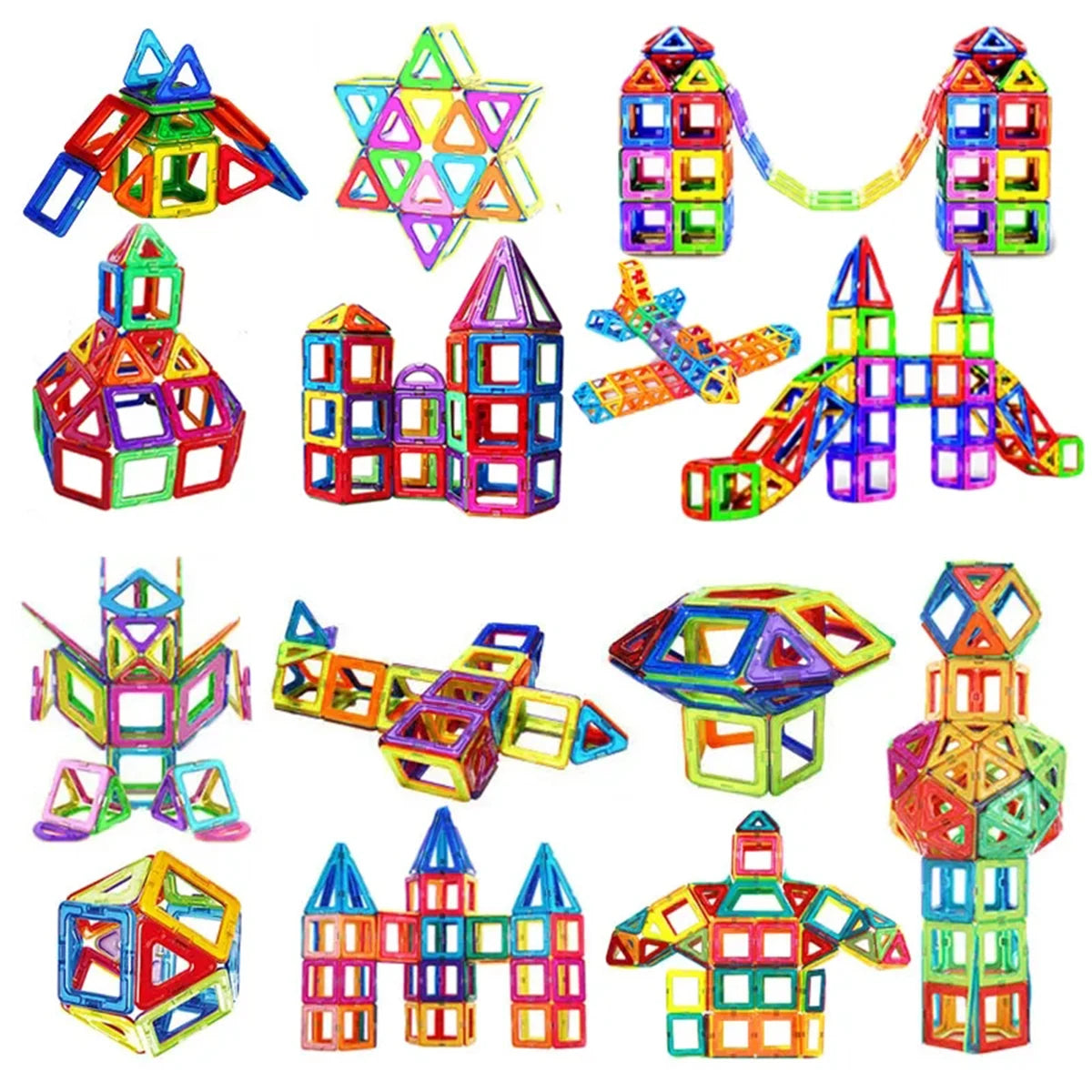 Magnetic Building Blocks Big Size and Mini Size DIY Magnets Toys for Kids Designer Construction Set Gifts for Children Toys