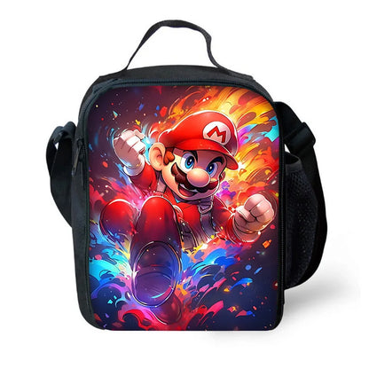 Cute M-MarioS Child School Backpack With Shoulder Bag Pencil Bags School Bags for Boys Girls Best Gift