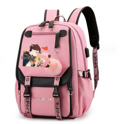 Hot Anime Spy X Family Backpack Teenage Girls Laptop Rucksack Student Shoulder School Bag Schoolbag Academy Bagpack Mochilas