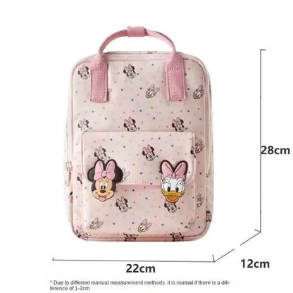 Disney Minnie Mouse Donald Duck Cartoon Printed Multifunctional Children's School Bag Fashion Student Backpack Kindergarten Bags