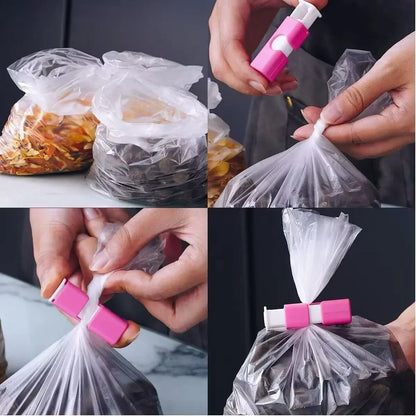 12/1Pcs Food Sealing Clips Reusable Bread Storage Bag Clip for Snack Wrap Bags Spring Clamp Kitchen Gadgets Sealing Clamps