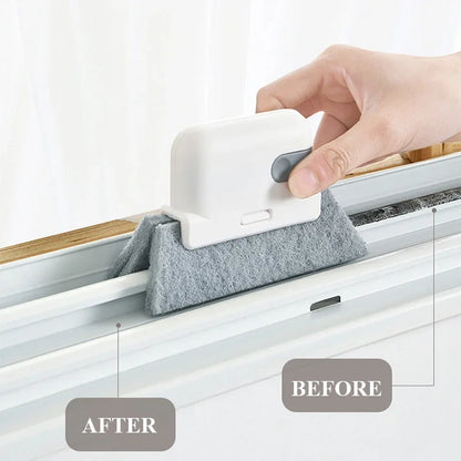 Window Groove Cleaning Brush Household Dead Corner Groove Scouring Pad Cleaning Tool Gap Brush Sliding Door Track Cleaner