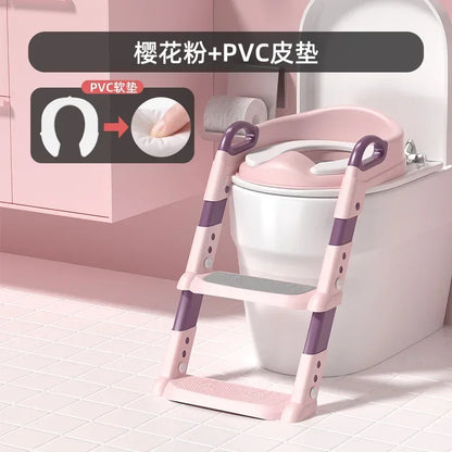 New Stepped Children's Toilet Foldable Foot Stool Multi-functional Toilet Boy Girl Baby Toilet Training Potty Ladder for Kids