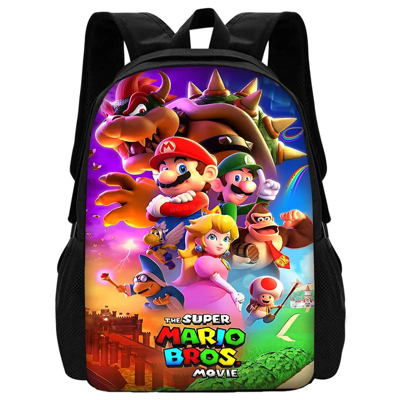 Cute M-MarioS Child School Backpack With Shoulder Bag Pencil Bags School Bags for Boys Girls Best Gift