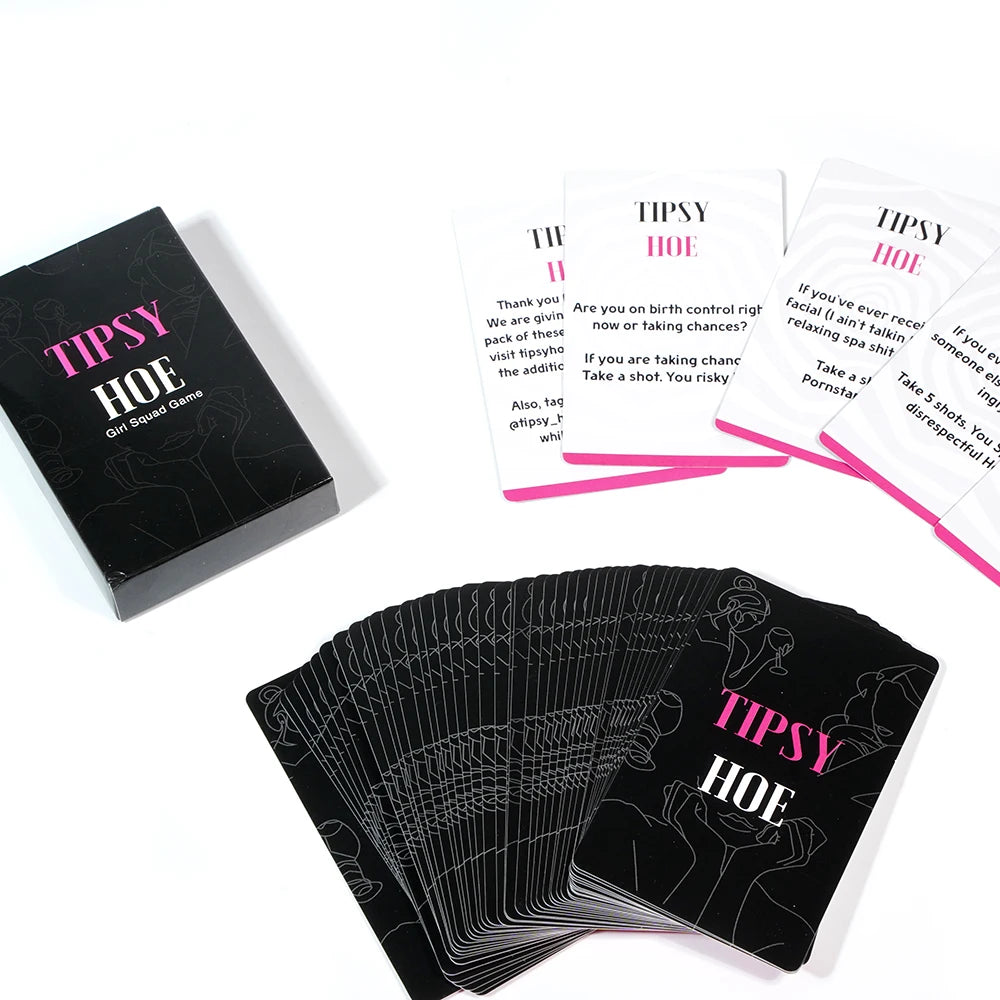 Tipsyhoe Girl's Night Game Ladies Night Game for Party Bachelorette Parties and Bridal Shower Game Drinking Games Tipsy Hoe