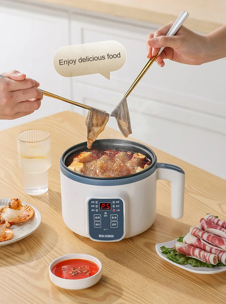 Mini Electric Rice Cooker Single Double Layer Intelligent Automatic Home Kitchen Cooker 1-2 People MultiCooker Steamed Rice Pot