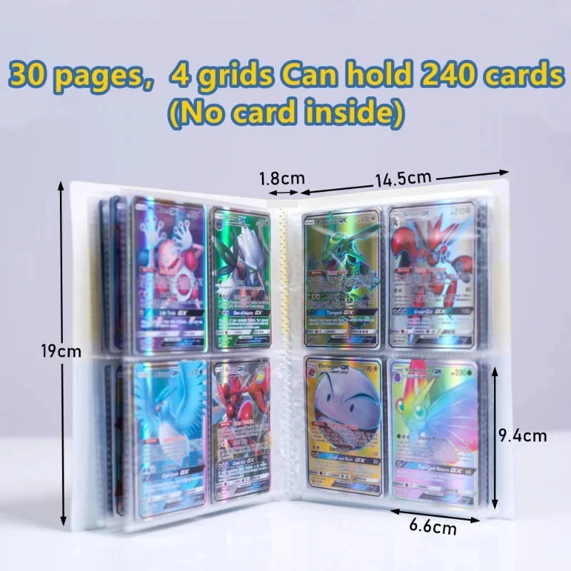 Pokemon 25Th Anniversary Celebration 240 Card Album Game Card Holder Binder High DefinitionGame Card Collection Kids Toys Gift