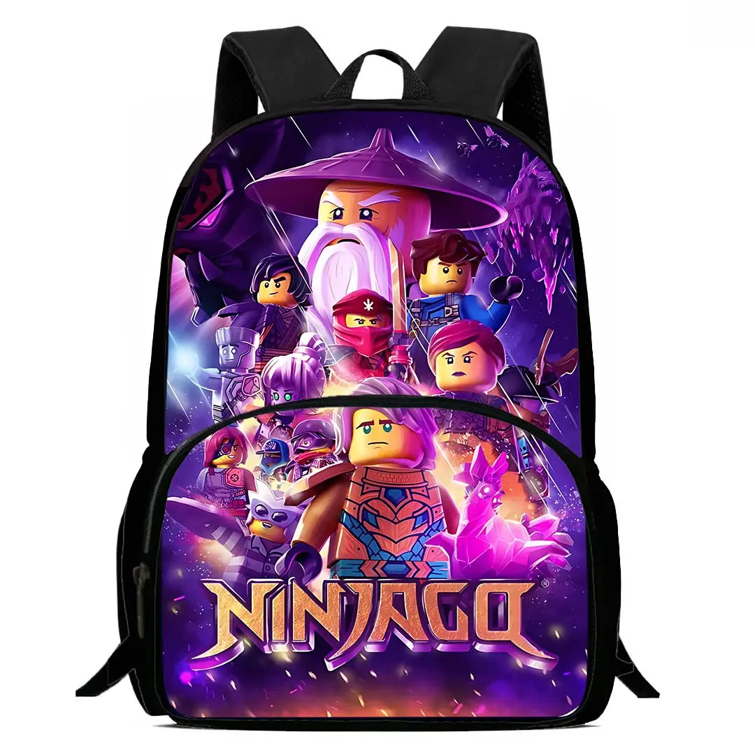 Cartoon Game N-ninjagos Kids Backpacks Boy Girls Student Birthday Gift Child School Bags Large Capacity Camping Durable Rucksack