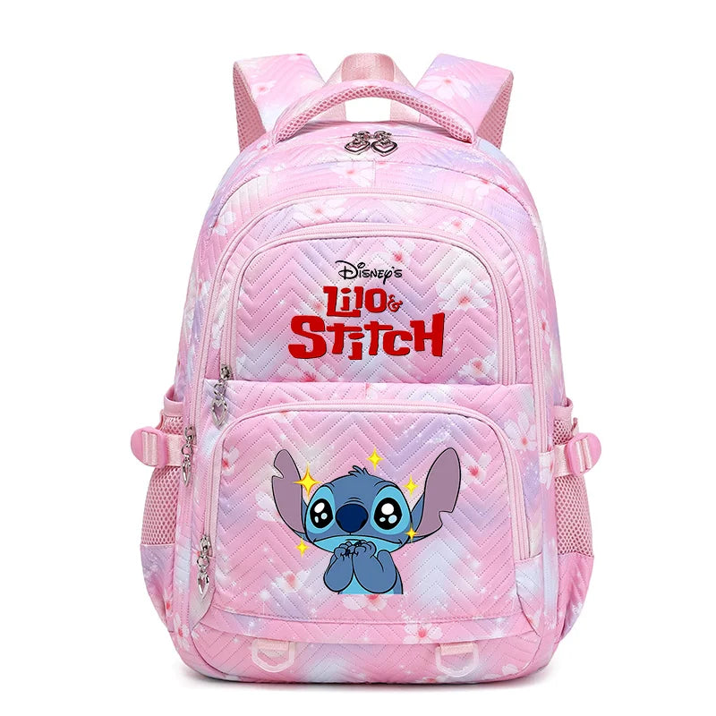 Disney Lilo Stitch Waterproof Women Backpack Female Travel Bag Backpacks Schoolbag for Teenage Girls Bookbag Mochila