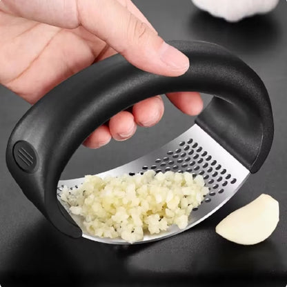 Stainless Steel Garlic Press Crusher Manual Garlic Mincer Chopping Garlic Tool Fruit Vegetable Tools Kitchen Gadget Accessories