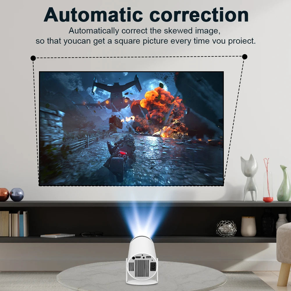 Magcubic Projector 4K Android 11 HY300 Dual Wifi6 260ANSI Allwinner H713 BT5.0 1080P 1280*720P Cinema Outdoor portable Projetor