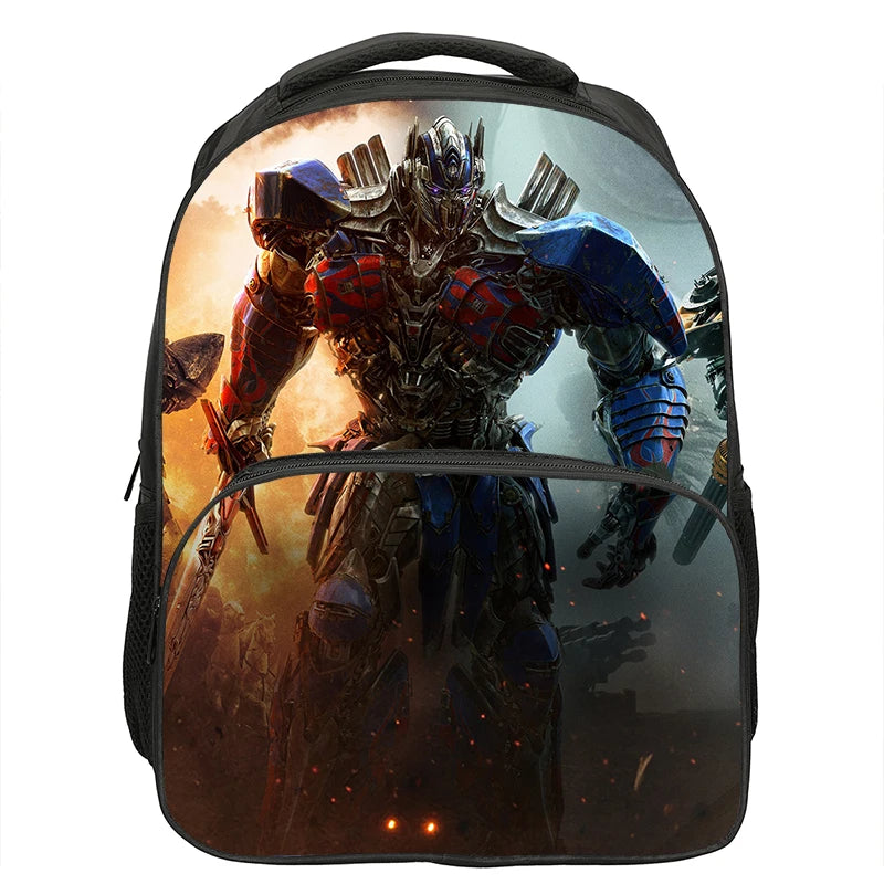 T-Transformers Popular Movies Child School Backpack 3pcs Set Shoulder Bags Pencil Case Book Bags for Boys Girls Best Gift