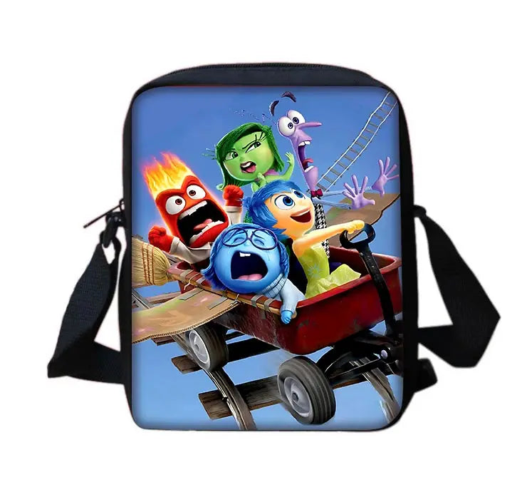 Cute Cartoon Inside Out 2 Child School Backpack With Shoulder Bag Pencil Bags School Bags for Boys Girls Best Gift