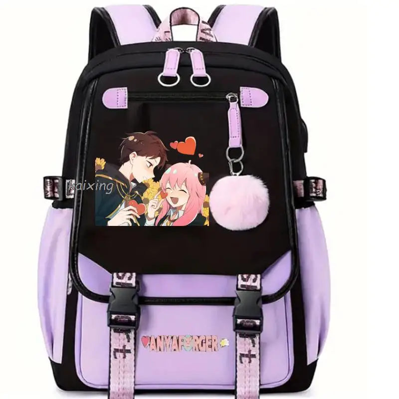 Hot Anime Spy X Family Backpack Teenage Girls Laptop Rucksack Student Shoulder School Bag Schoolbag Academy Bagpack Mochilas