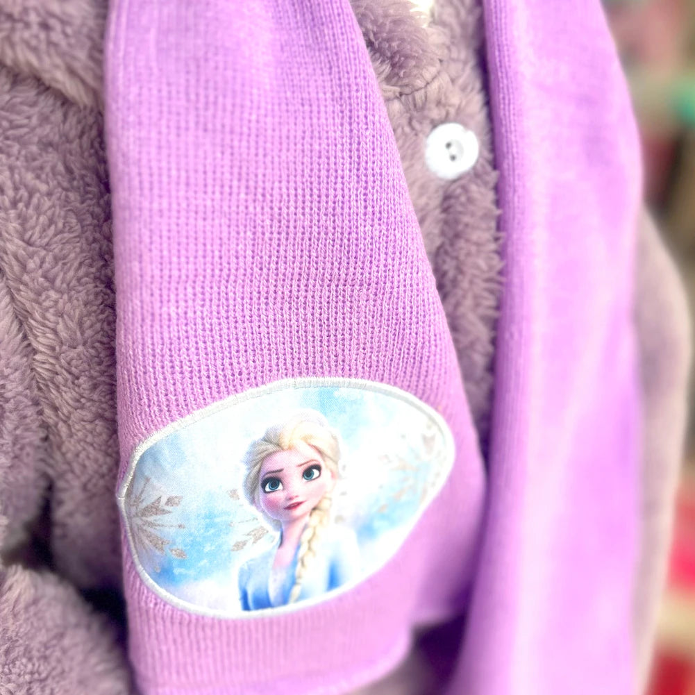 New Autumn Winter Children Hat Elsa Classics Disney Princess Cartoon Cap Scarf Hat Glove Warm knitted hat Girl Christmas Hat