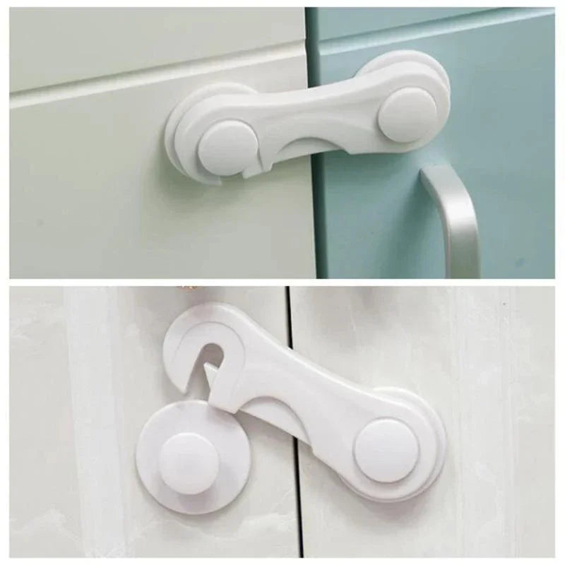 10/6/3pcs Children Security Protector Baby Care Multi-function Child Baby Safety Lock Cupboard Cabinet Door Drawer Safety Locks