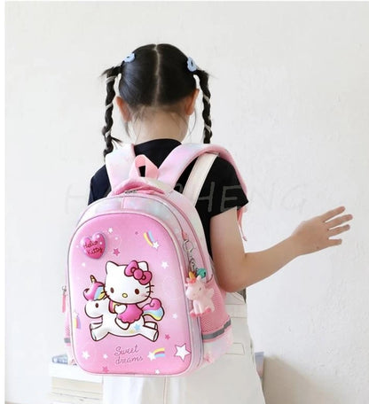 Lovely Kuromi Melody New Backpack For Girls Hello Kitty Princess School Bags Kids Satchels Kindergarten Bookbag Mochila Infantil